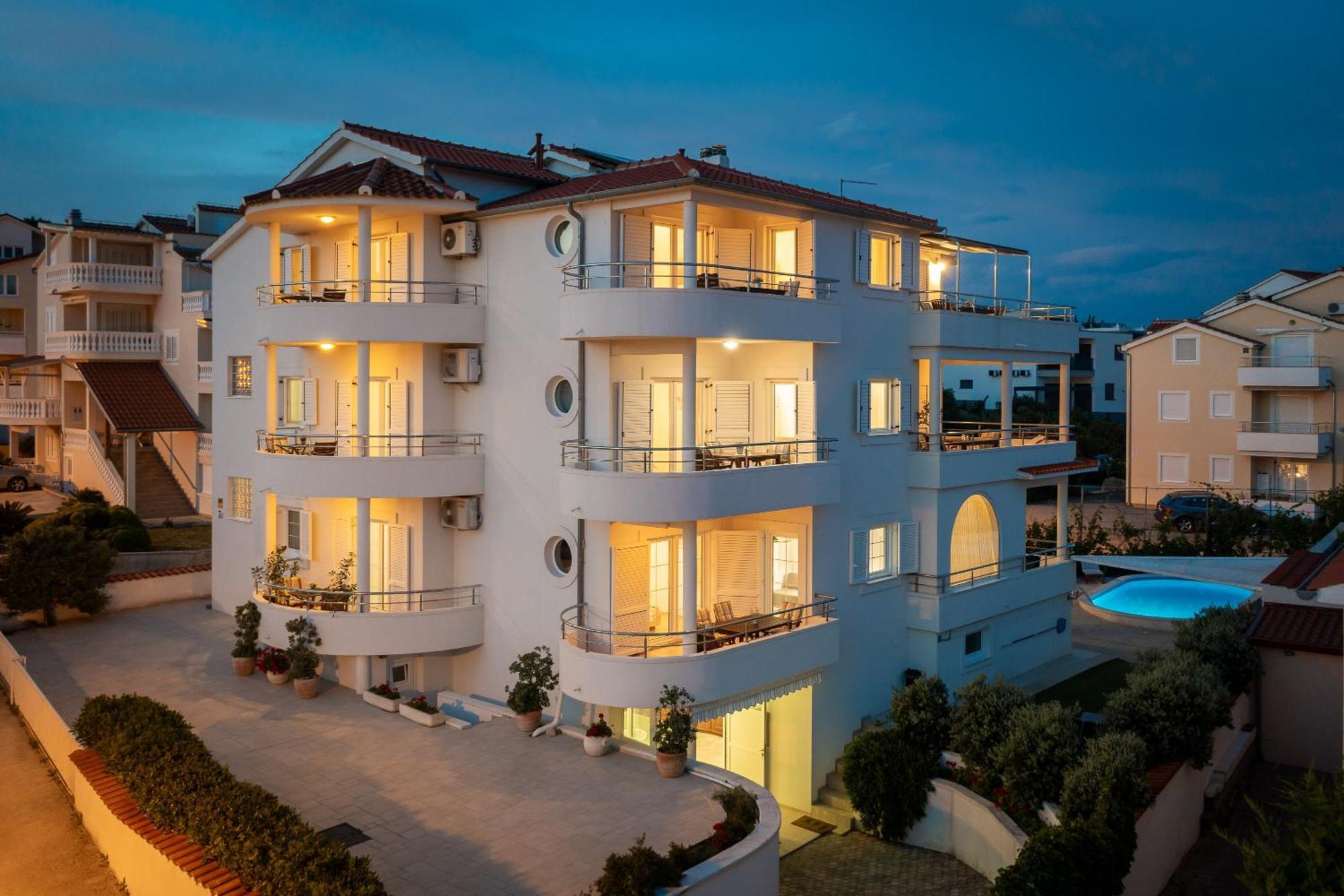 וודיצה Sea View Apartments Tihi II מראה חיצוני תמונה